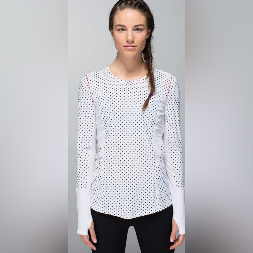 Lululemon Runbeam long sleeve shirt size 8. Lovingly used. No tears or stains.